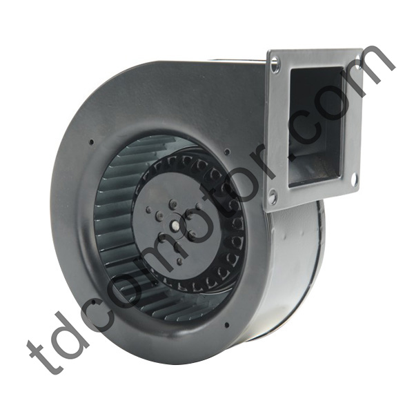 Dopredu zakrivený radiálny ventilátor s priemerom spirály 133 mm